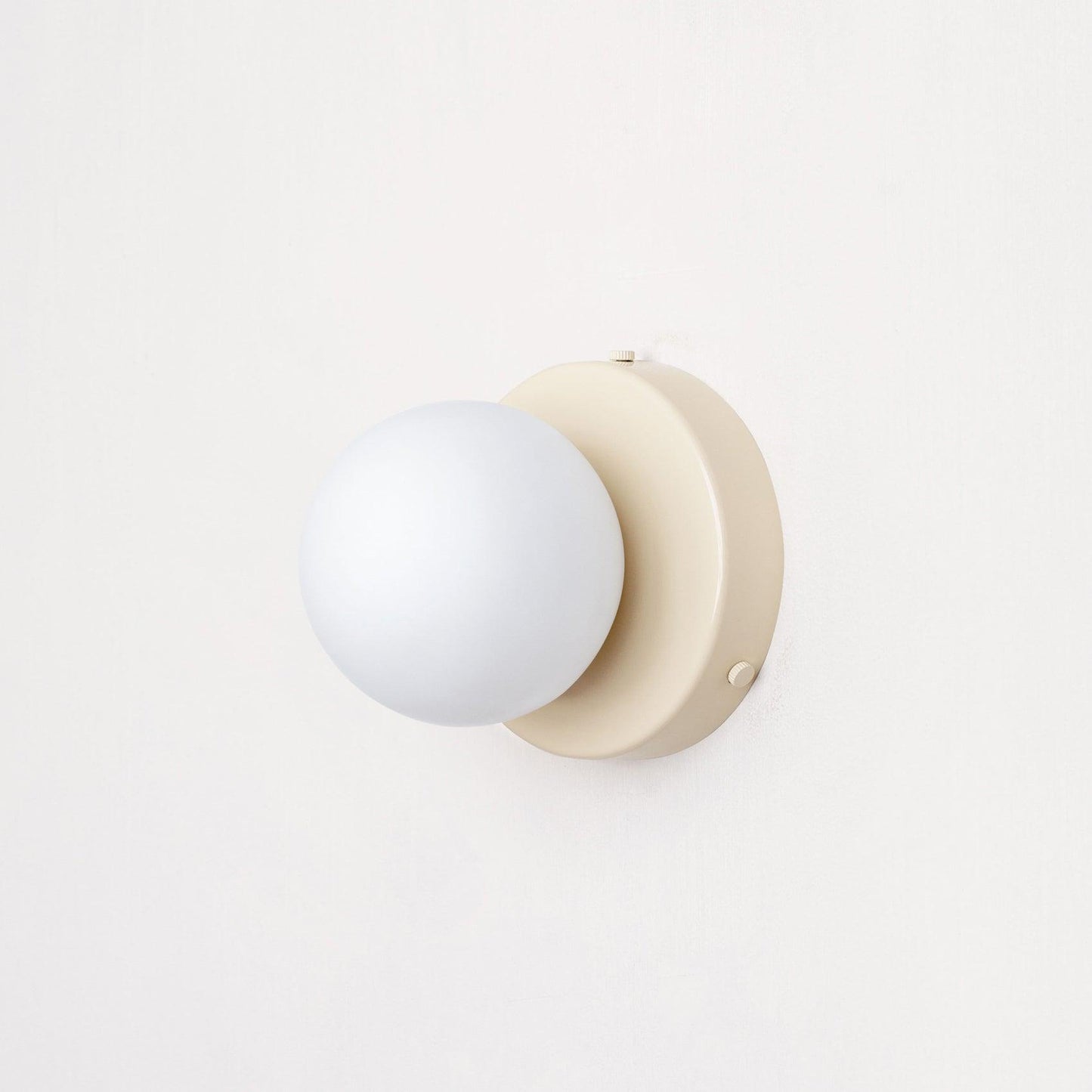Nuvol Wall Lamp Set | Metal & Glass | 2-Pack, Available in Green, Beige, Shrimp Pink, Black, Red