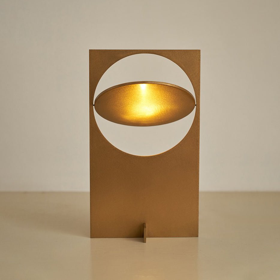 Table Lamp | Metal & Stainless Steel | 22cm Diameter, 38cm Height