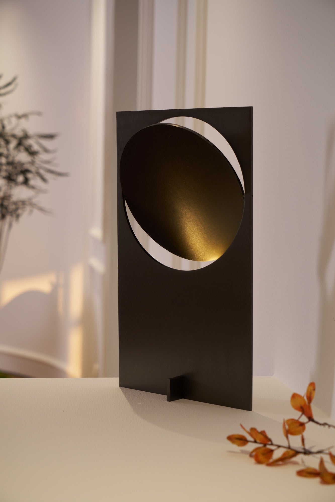 Table Lamp | Metal & Stainless Steel | 22cm Diameter, 38cm Height