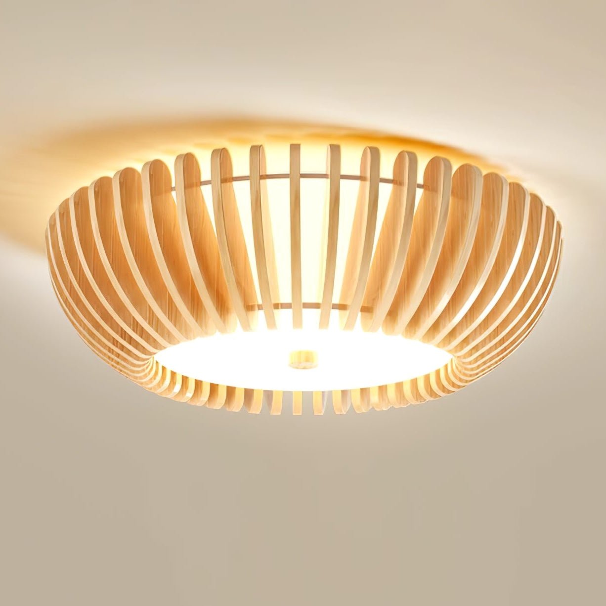 Oakflare Ceiling Lamp | Wooden & Acrylic | 35cm or 52cm Diameter