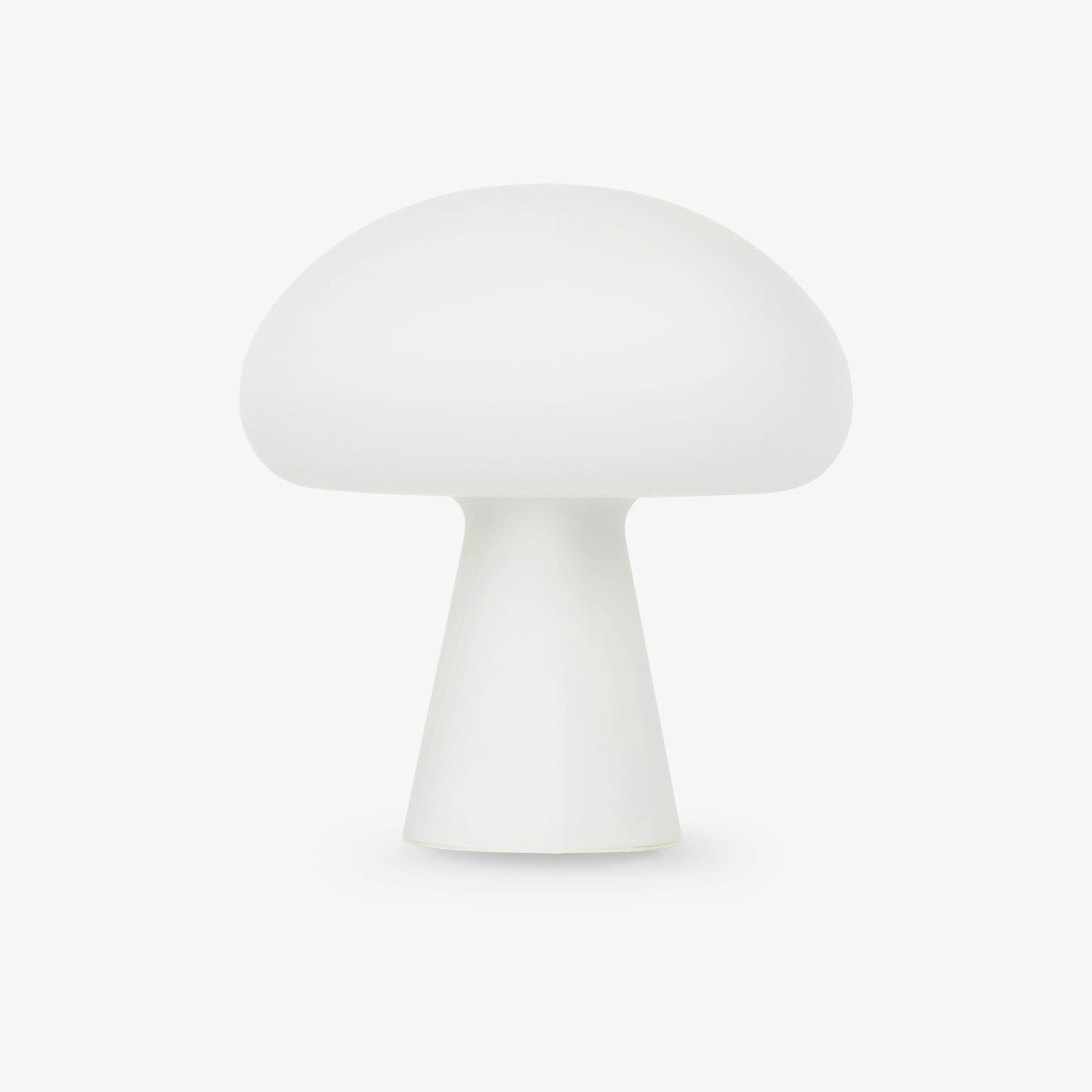Portable Rechargeable Table Lamp | Metal & Glass | White