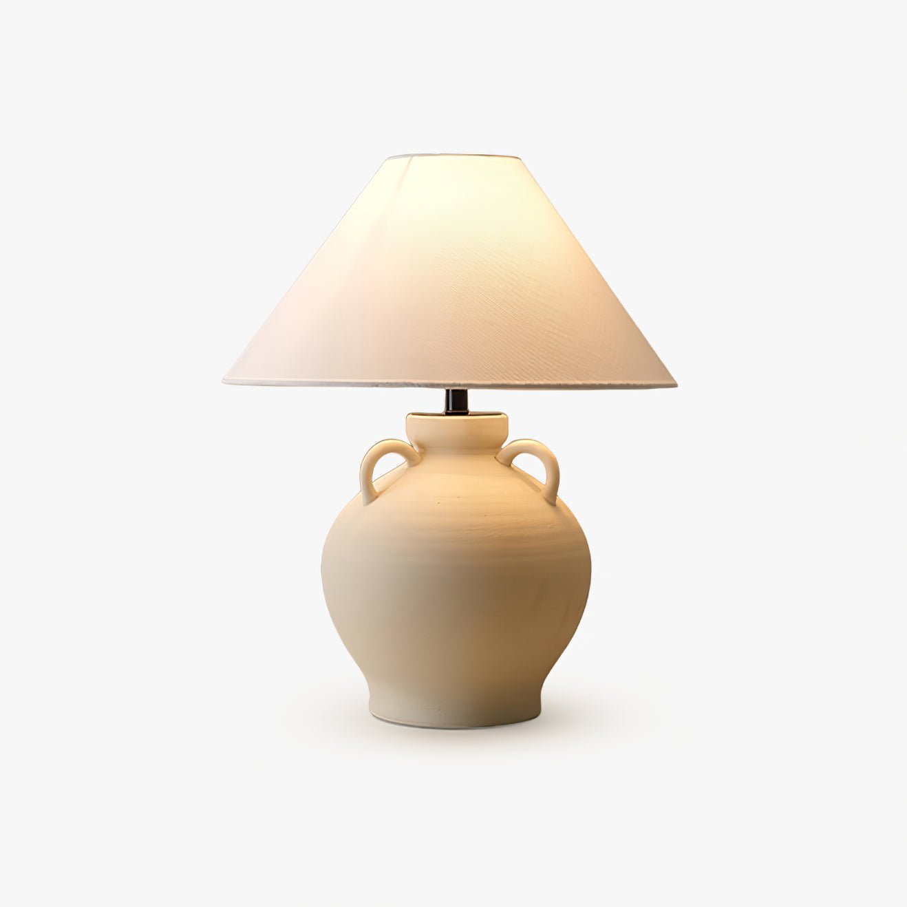 Old Wine Pot Table Lamp | Genuine Qing Dynasty Ceramic | 40cm Diameter