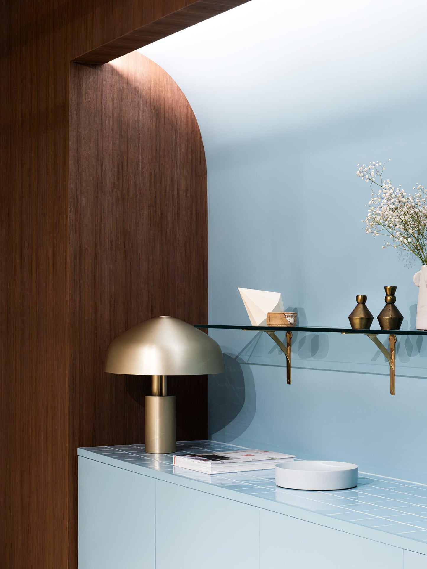 Ora Desk Lamp | Adjustable Aluminium Shade | Black or Gold