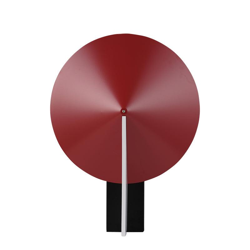 Orbe Table Lamp | Metal & Iron | Black and Red