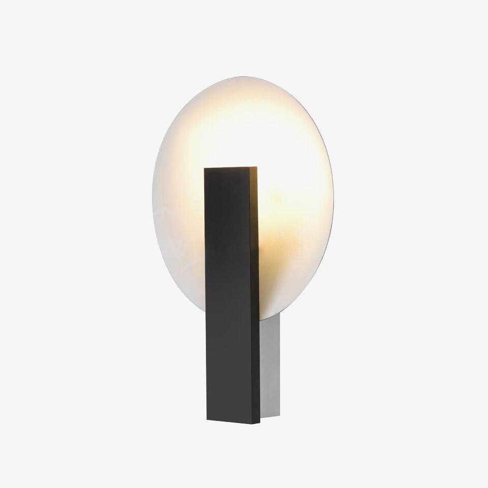 Orbe Table Lamp | Metal & Iron | Black and Red