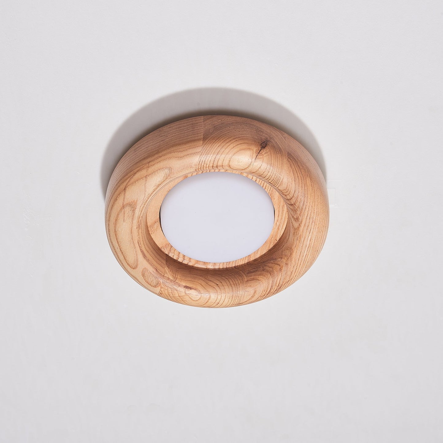 Orbitus Wall Light | Wooden Frame | Walnut Finish