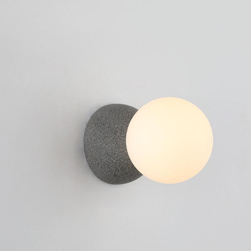 Origo Wall Lamp | Concrete & Opal Glass | Set of 2