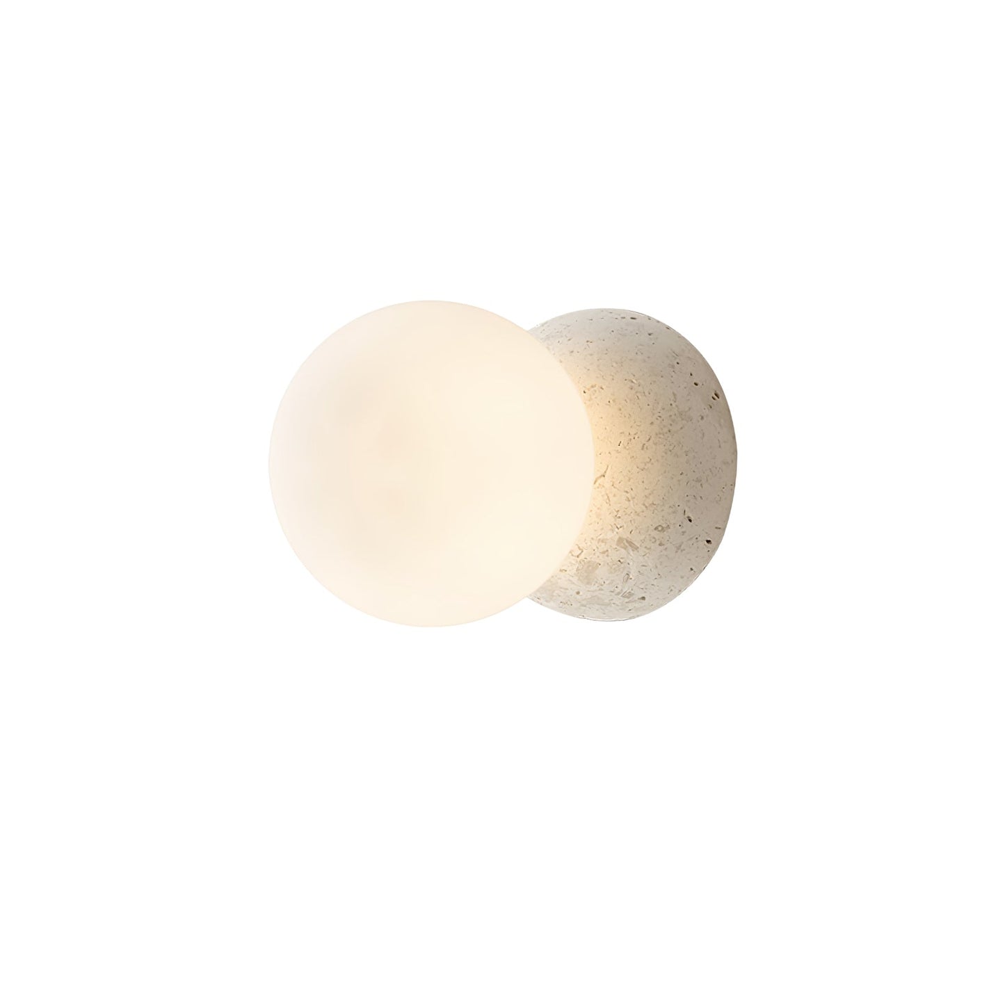 Origo Wall Lamp | Concrete & Opal Glass | Set of 2