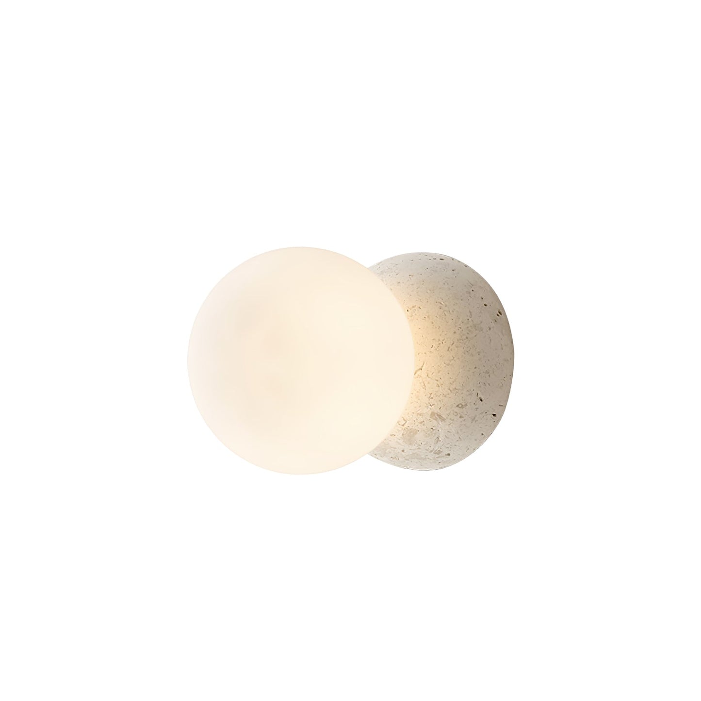 Origo Wall Lamp | Concrete & Opal Glass | Set of 2