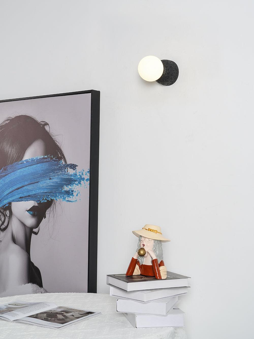 Origo Wall Lamp | Concrete & Opal Glass | Set of 2