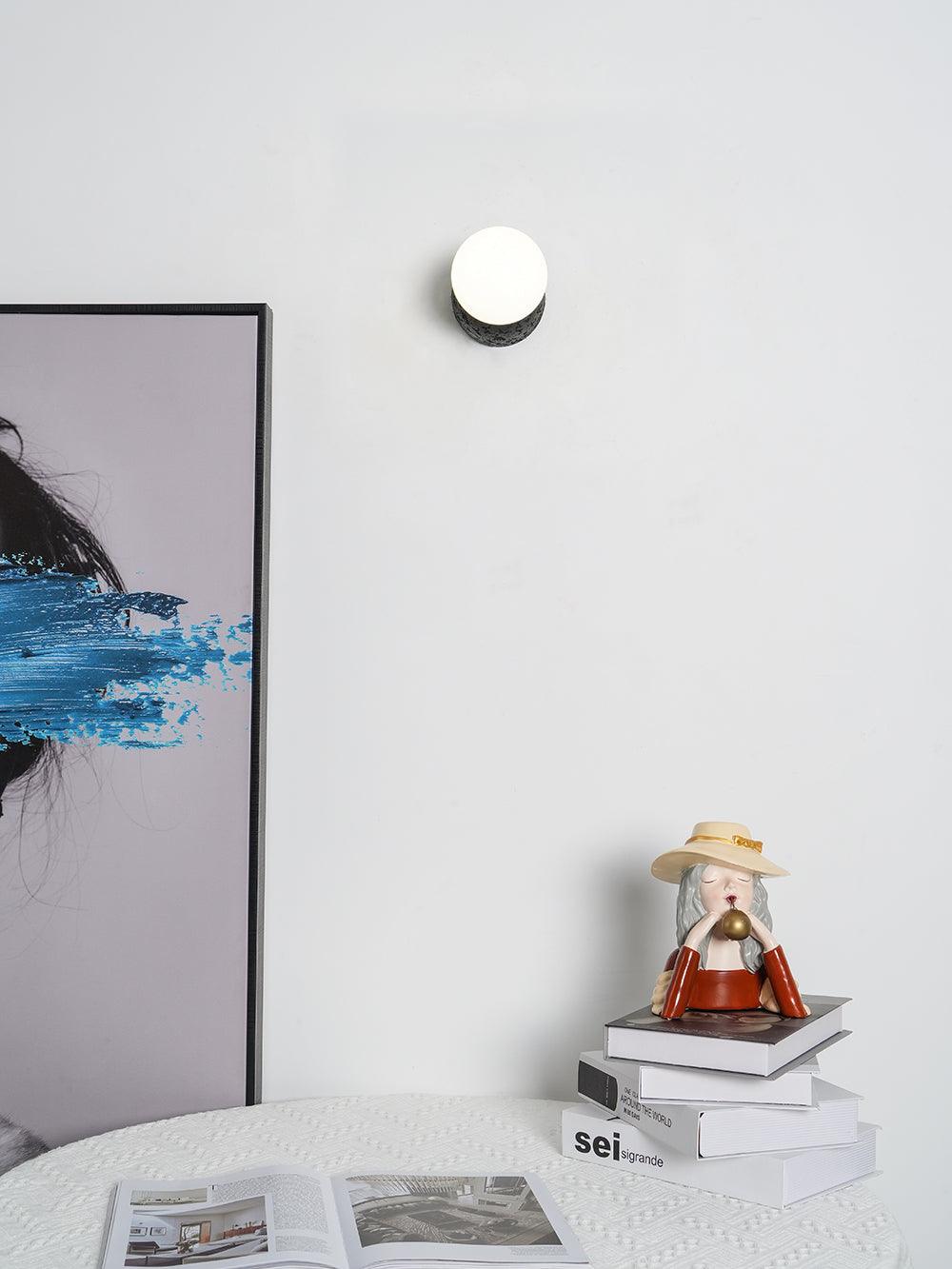 Origo Wall Lamp | Concrete & Opal Glass | Set of 2