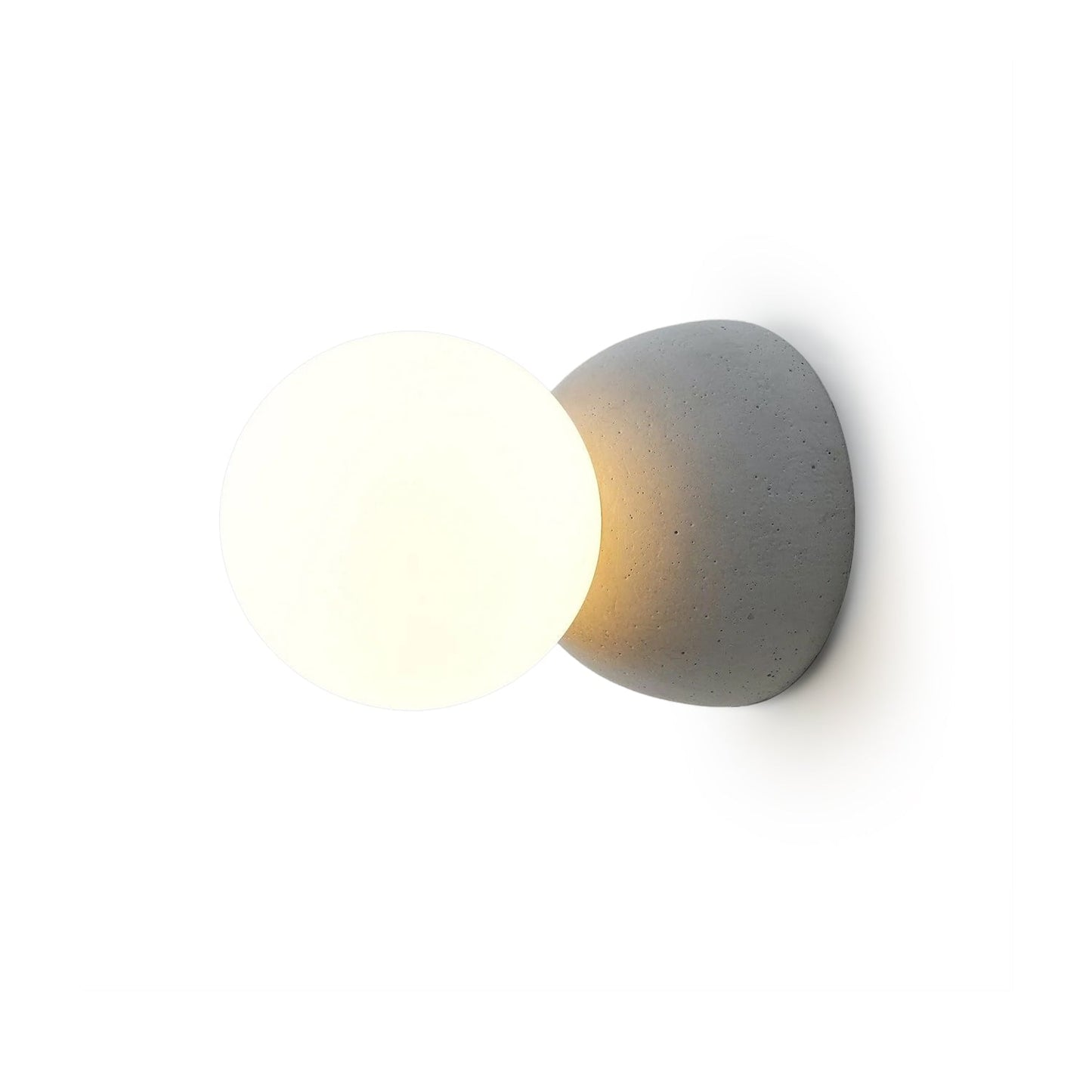 Origo Wall Lamp | Concrete & Opal Glass | Set of 2