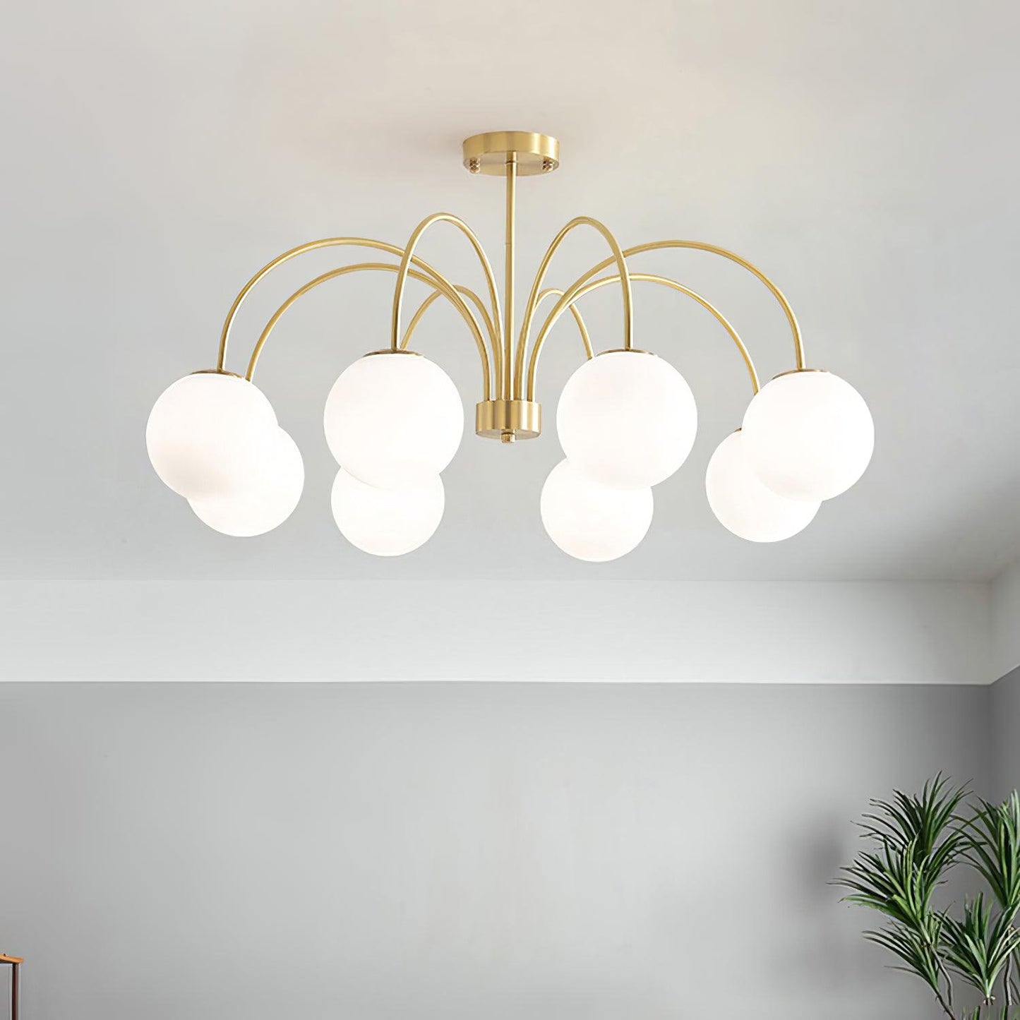 Orillia Chandelier | Brass and Wood | Multiple Light Options