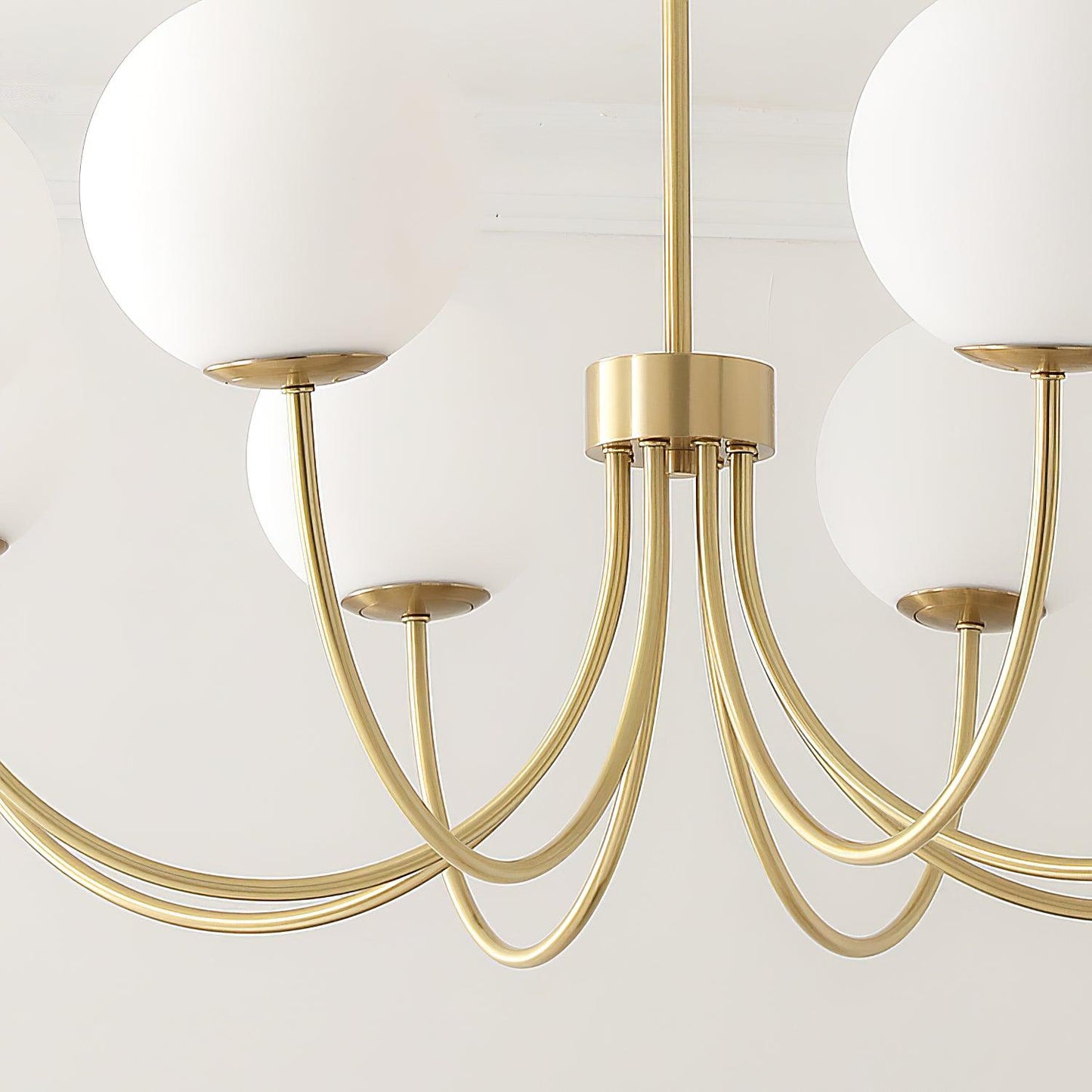 Orillia Chandelier | Brass and Wood | Multiple Light Options