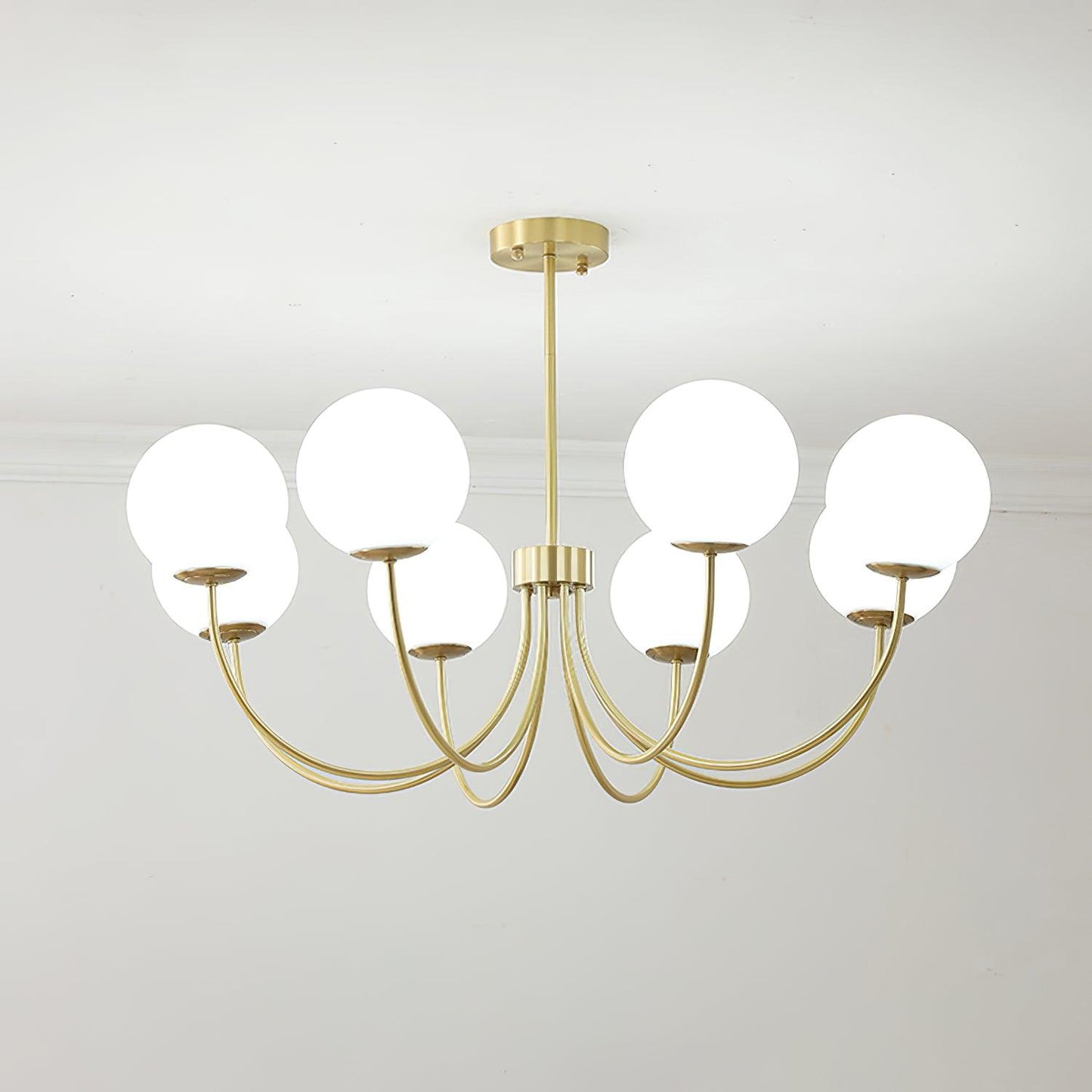 Orillia Chandelier | Brass and Wood | Multiple Light Options