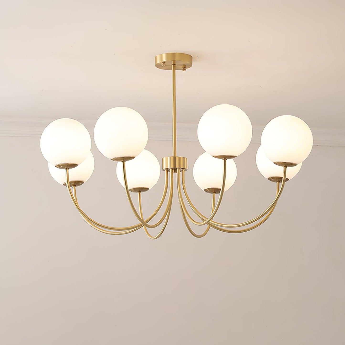 Orillia Chandelier | Brass and Wood | Multiple Light Options