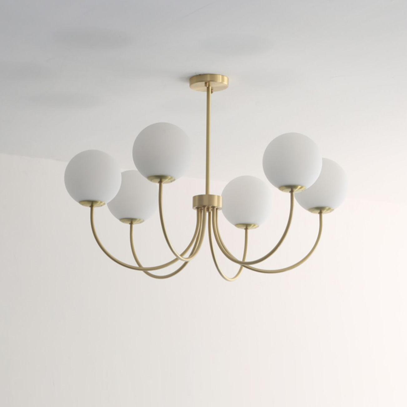 Orillia Chandelier | Brass and Wood | Multiple Light Options