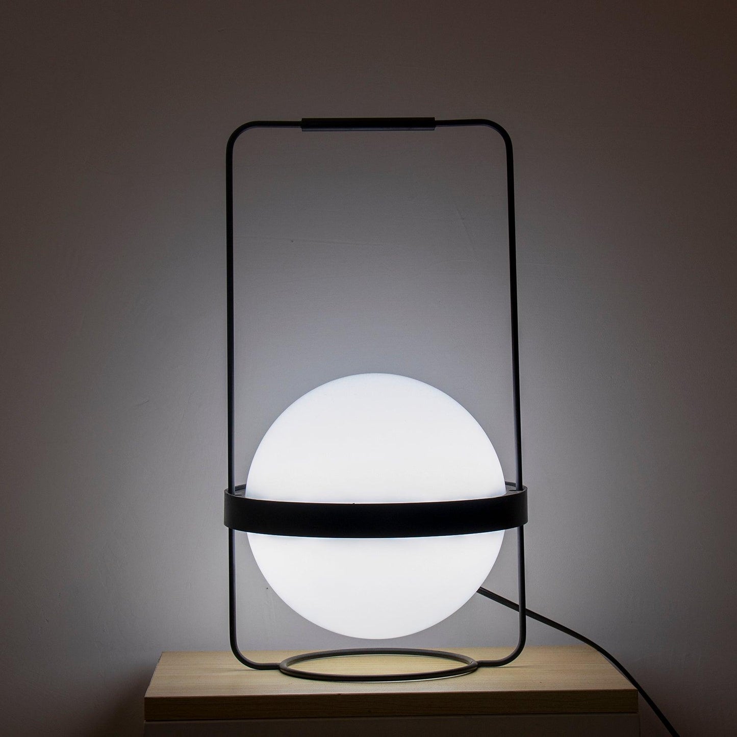 Gardens Table Lamp | Metal, Acrylic | Black