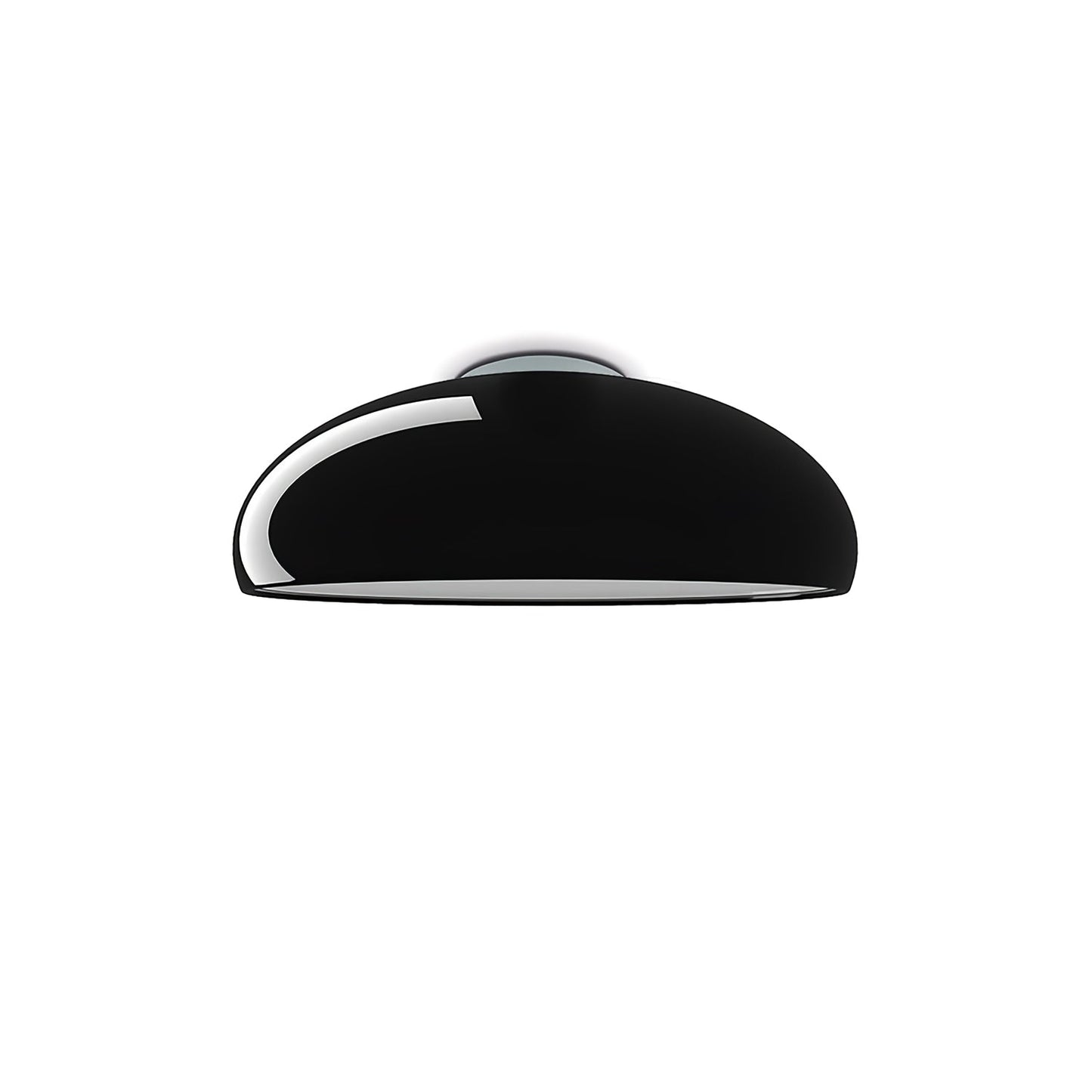 Pangen Ceiling Lamp | Glossy Aluminum & Velvety Polycarbonate | 60cm Diameter