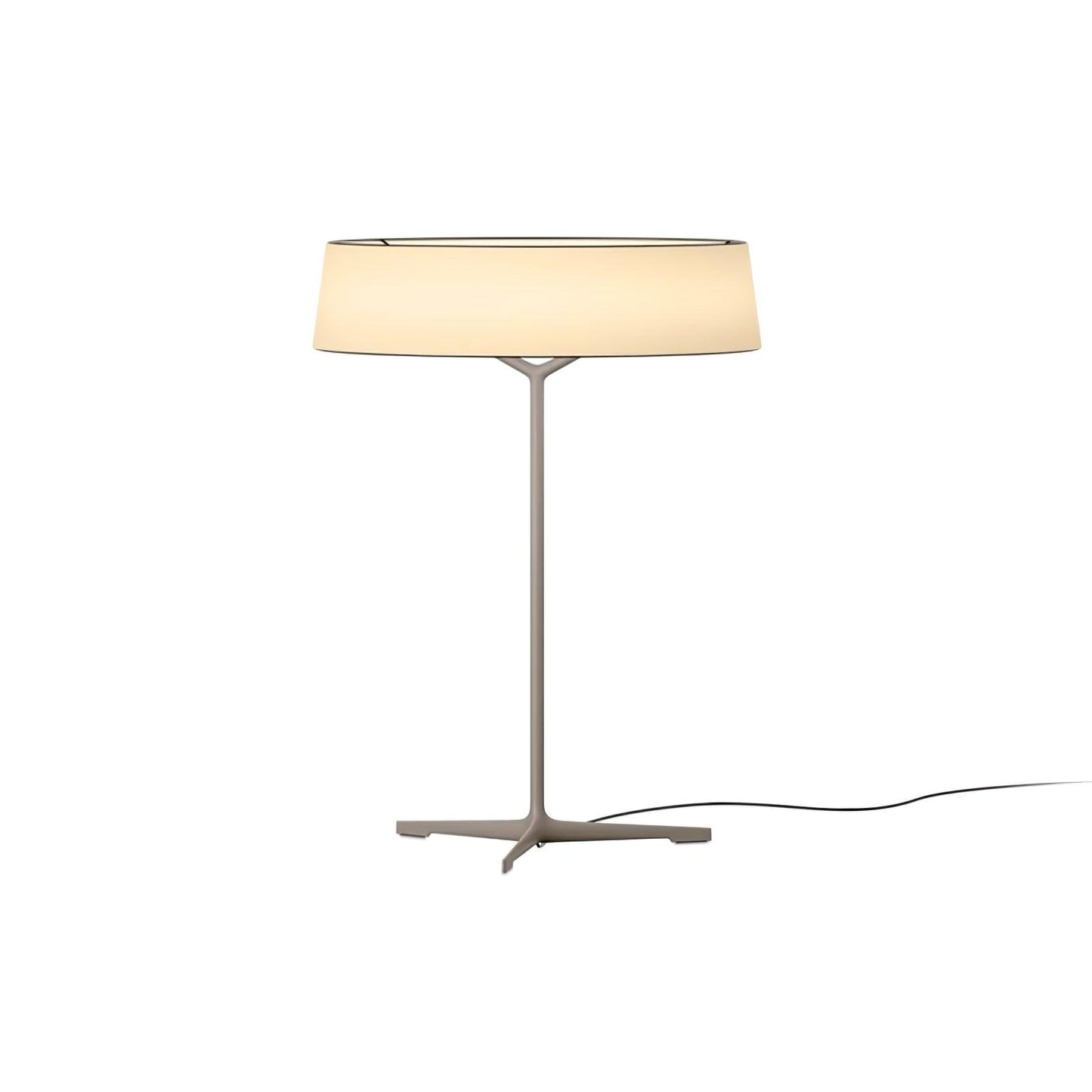 Dama Table Lamp | Metal, Fabric, Aluminum | Black, Grey