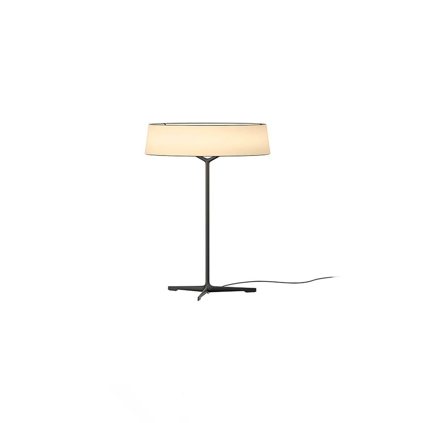 Dama Table Lamp | Metal, Fabric, Aluminum | Black, Grey