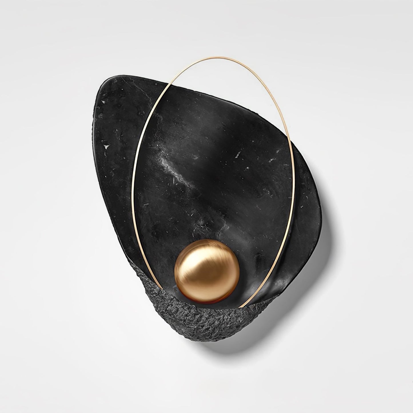 Pearl Wall Lamp | Hand-Made Resin & Copper | Set of 2