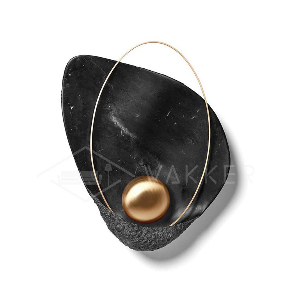 Pearl Wall Lamp | Hand-Made Resin & Copper | Set of 2