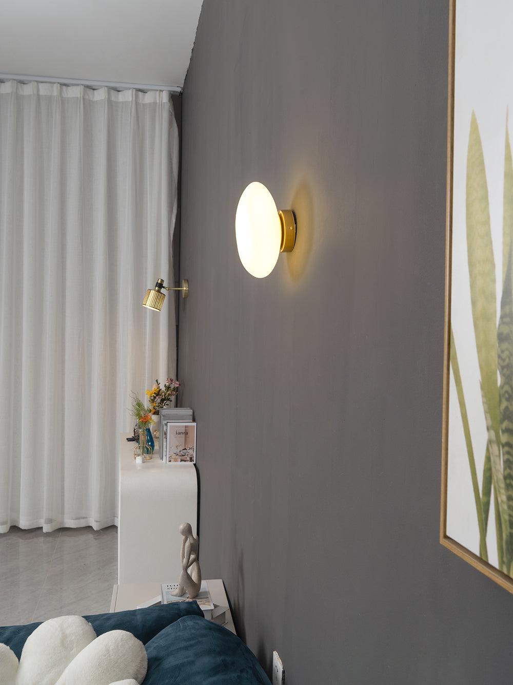 Bubble Glass Wall Lamp | Metal & Glass | Dimmable, Multi-Color Options