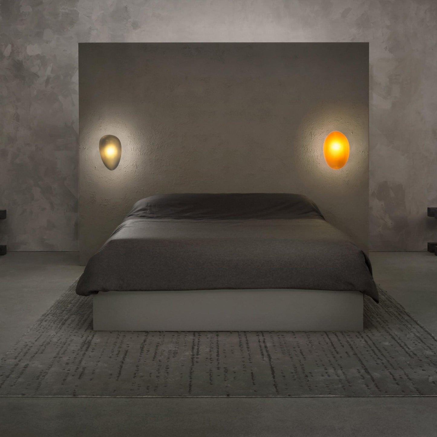 Bubble Glass Wall Lamp | Metal & Glass | Dimmable, Multi-Color Options