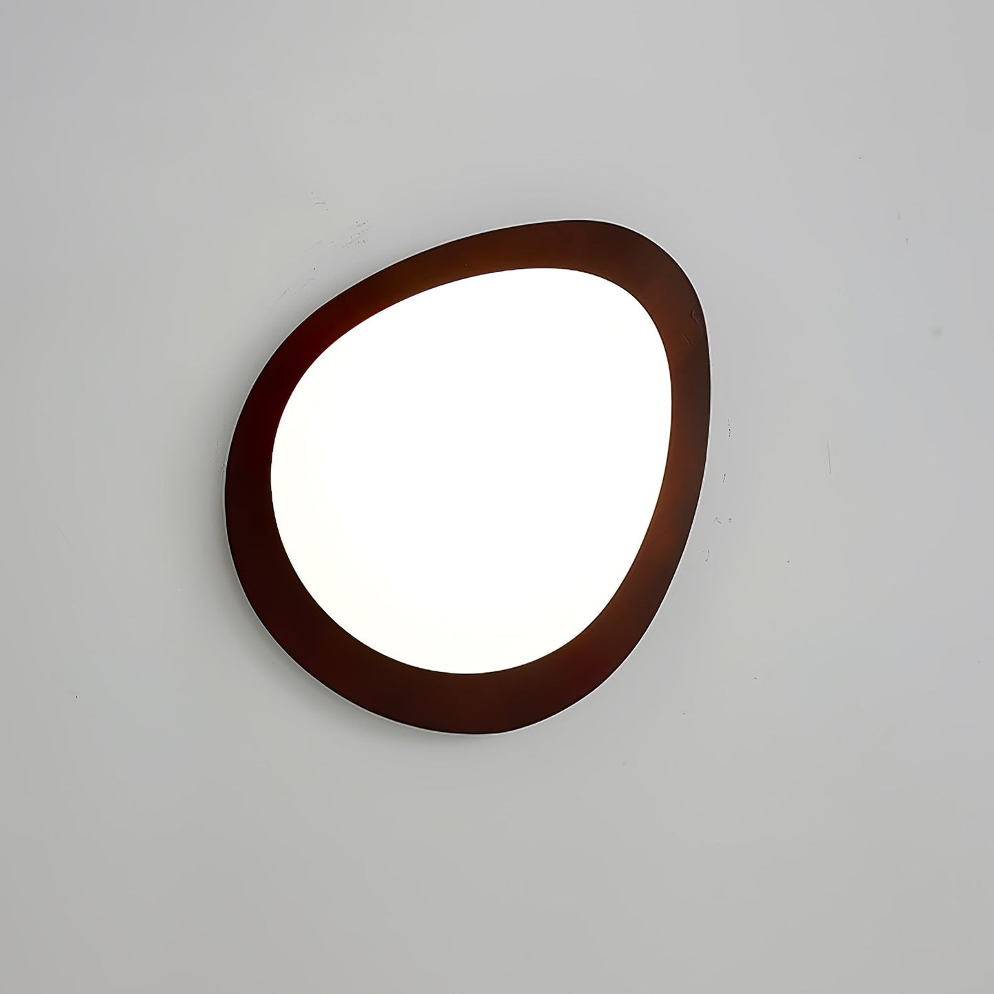 Pebble Ceiling Light | Walnut Wood & Acrylic | 38cm/58cm Diameter