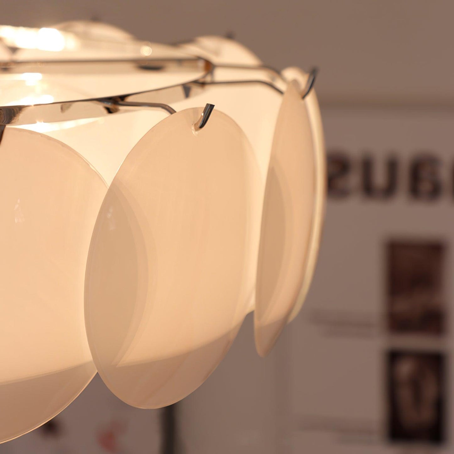 Pembridge Ceiling Light | Gold Metal & White Glass | Multiple Sizes