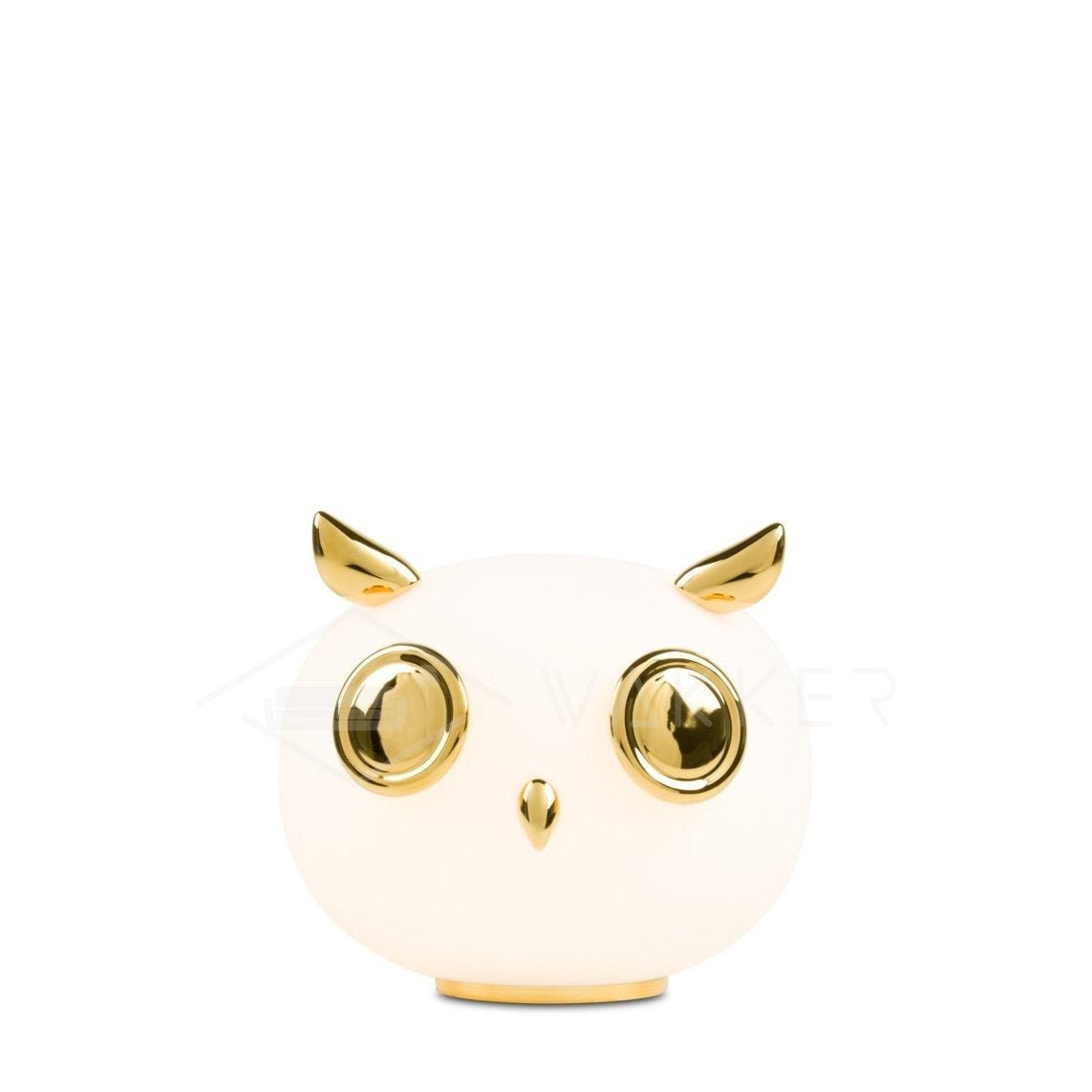 Animal Table Lamp | Frosted Glass & Gold Accents | Owl, Rabbit & Penguin Characters