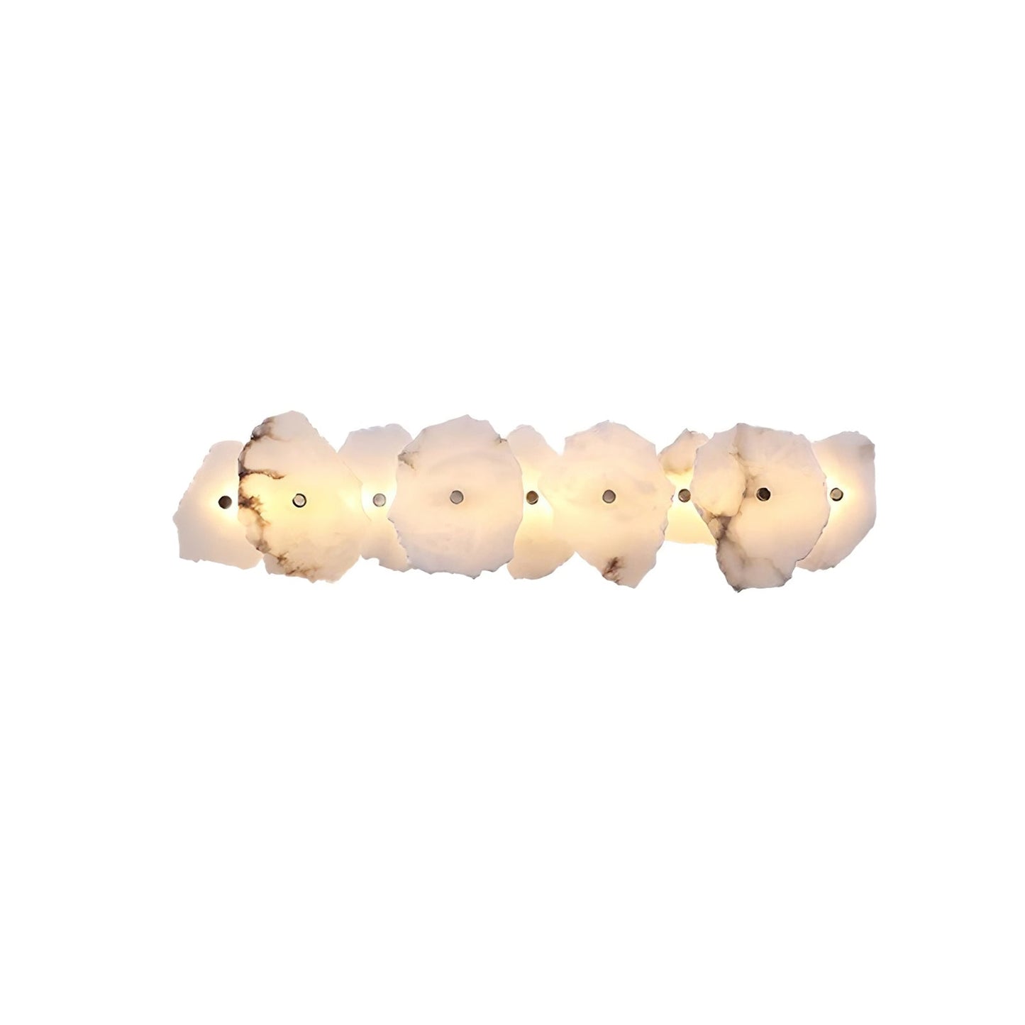 Petra Wall Sconce | Metal & Alabaster | Set of 2