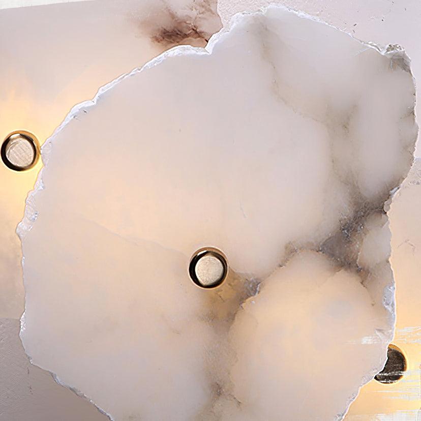 Petra Wall Sconce | Metal & Alabaster | Set of 2