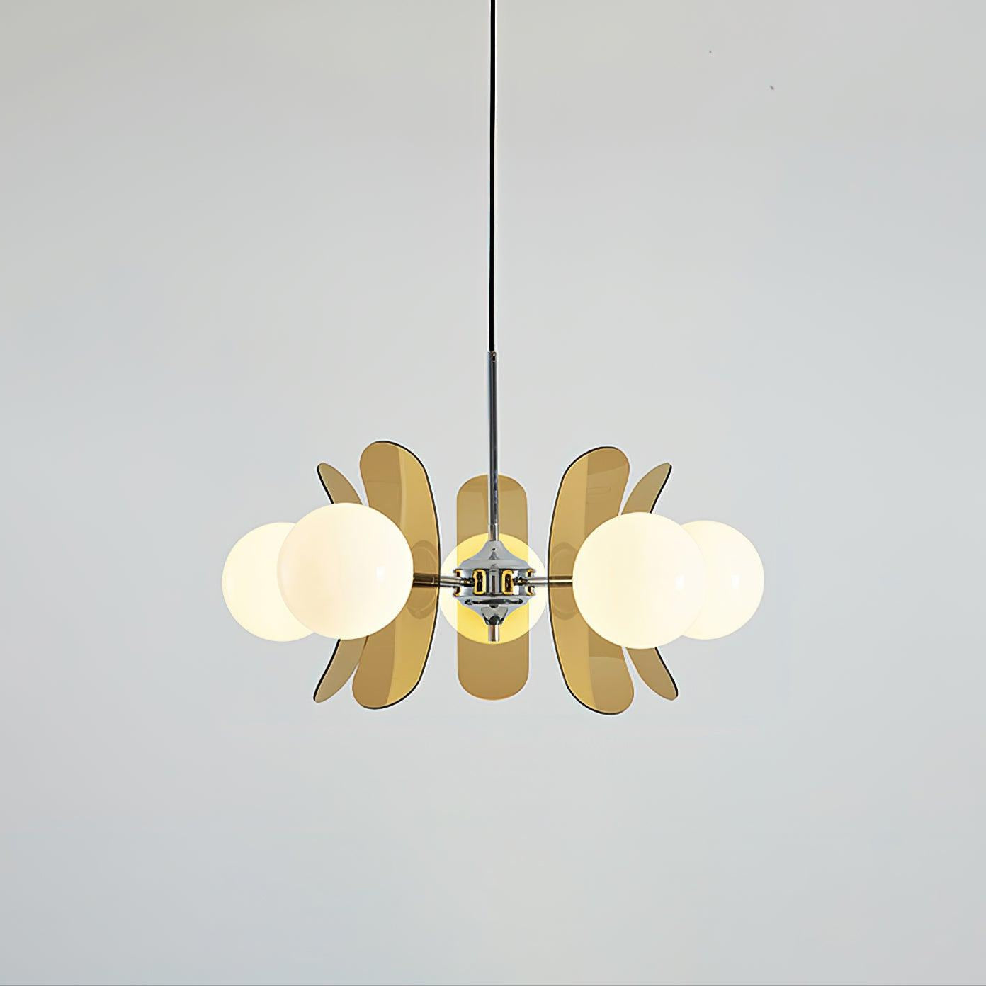 Phosphorescent Chandelier | High-Quality Iron & Glass | 3 to 8 Heads Options