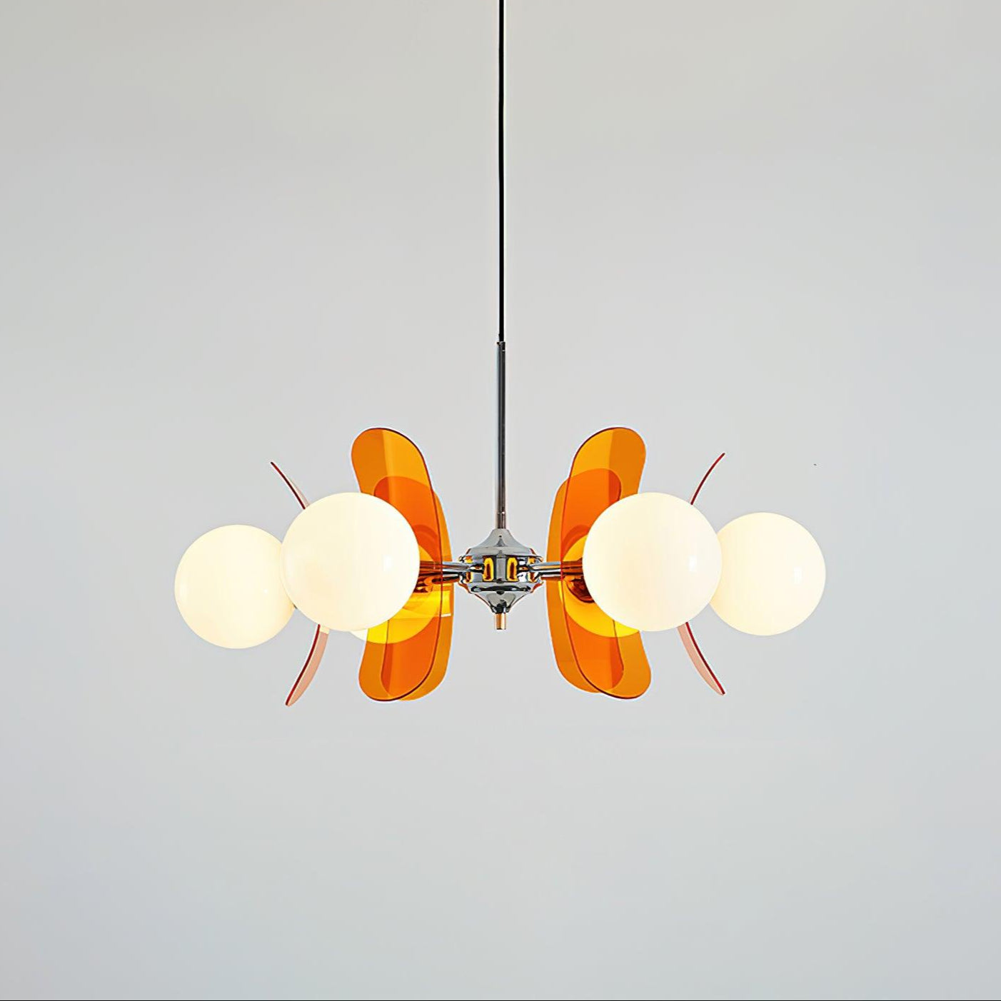 Phosphorescent Chandelier | High-Quality Iron & Glass | 3 to 8 Heads Options