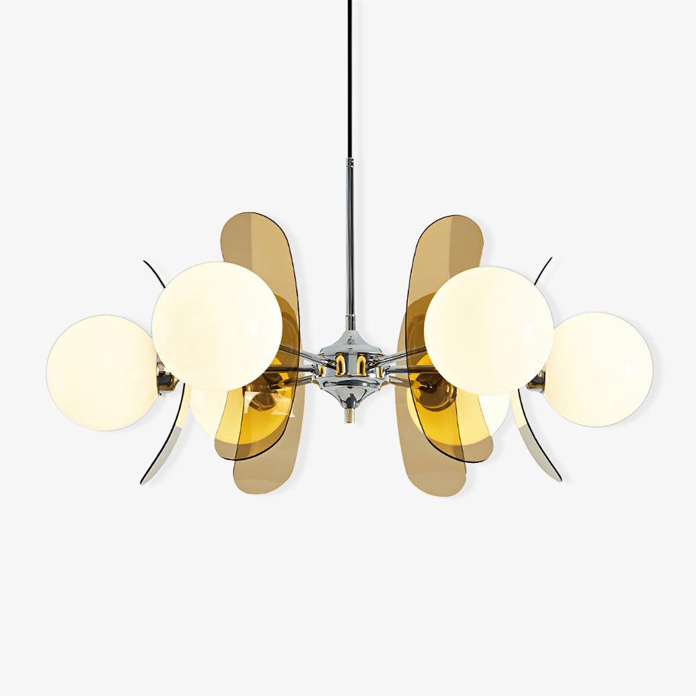 Phosphorescent Chandelier | High-Quality Iron & Glass | 3 to 8 Heads Options
