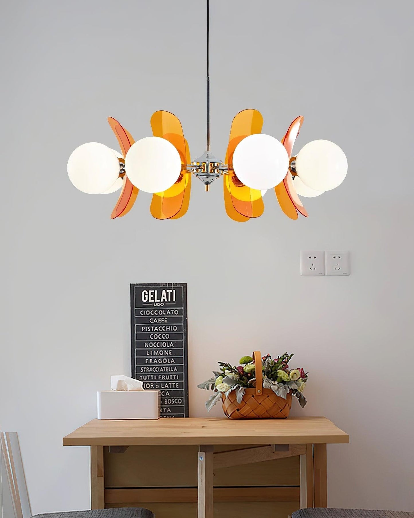 Phosphorescent Chandelier | High-Quality Iron & Glass | 3 to 8 Heads Options