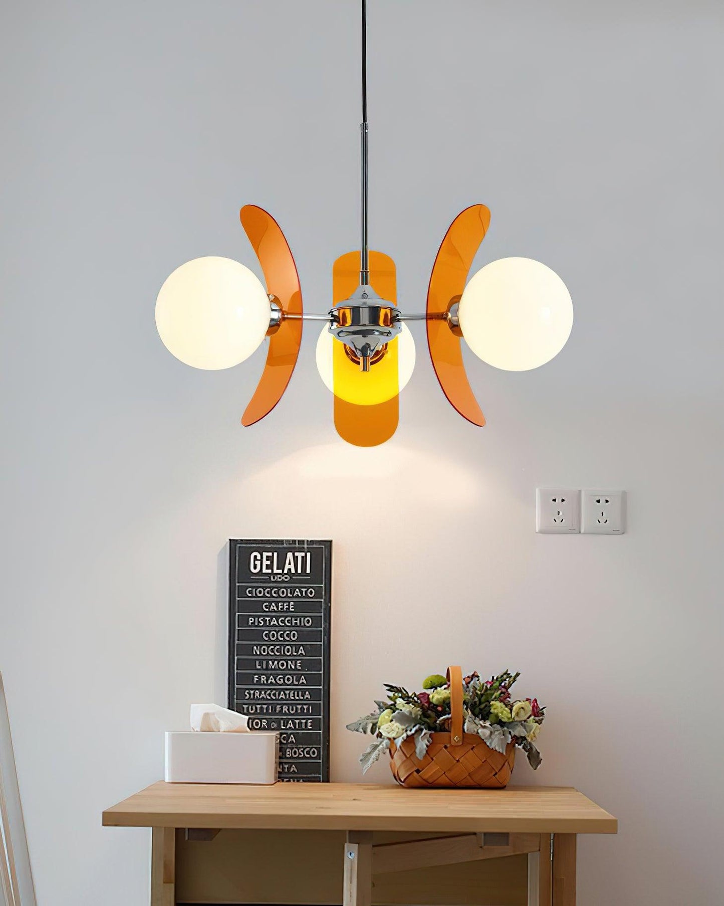 Phosphorescent Chandelier | High-Quality Iron & Glass | 3 to 8 Heads Options