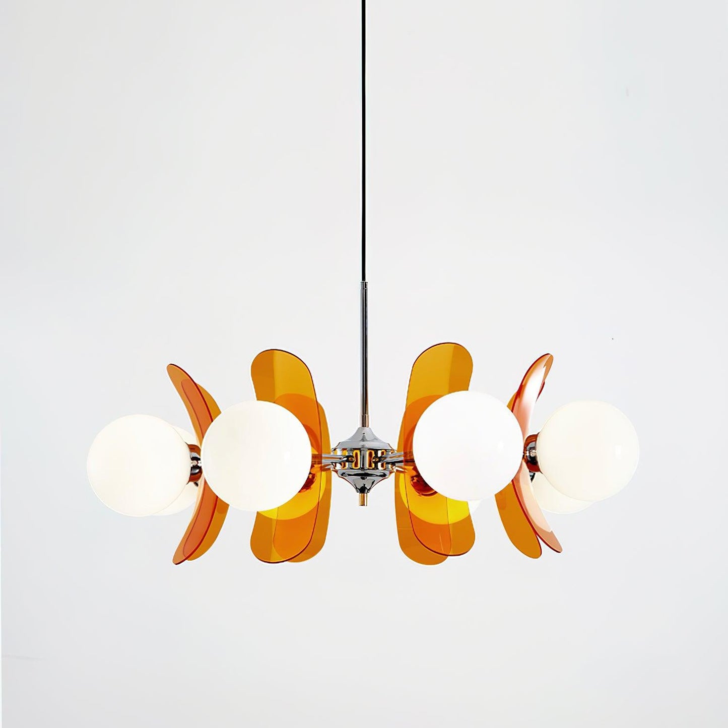Phosphorescent Chandelier | High-Quality Iron & Glass | 3 to 8 Heads Options