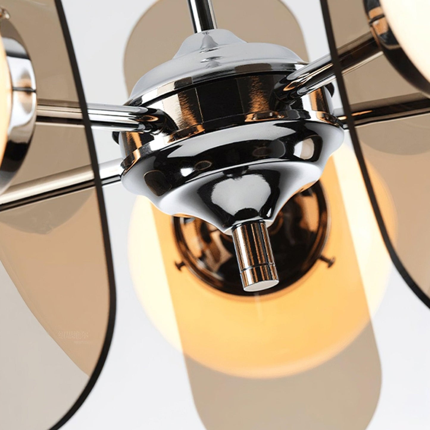 Phosphorescent Chandelier | High-Quality Iron & Glass | 3 to 8 Heads Options