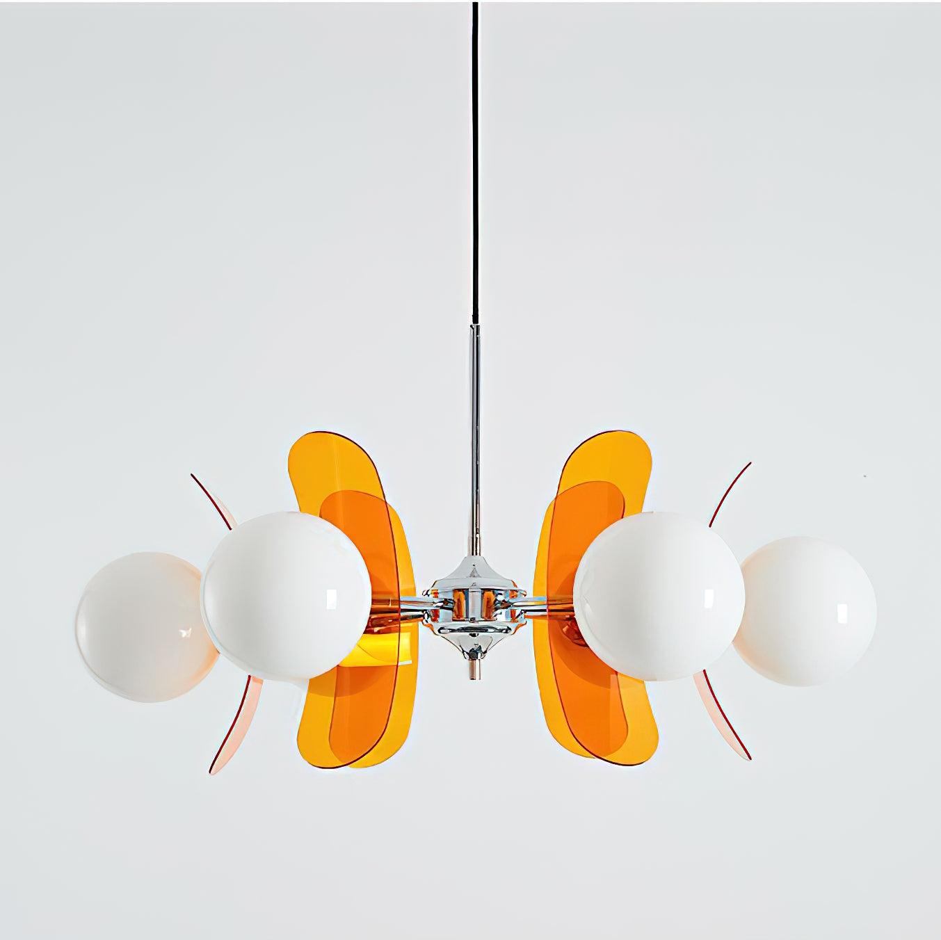 Phosphorescent Chandelier | High-Quality Iron & Glass | 3 to 8 Heads Options