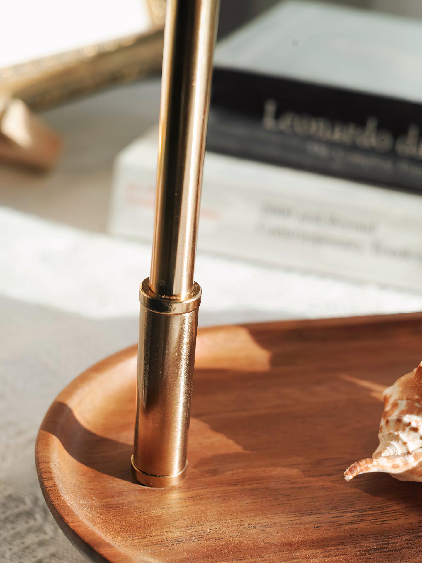 Pia TL Table Lamp | Wood and Iron Frame | 51 cm Height