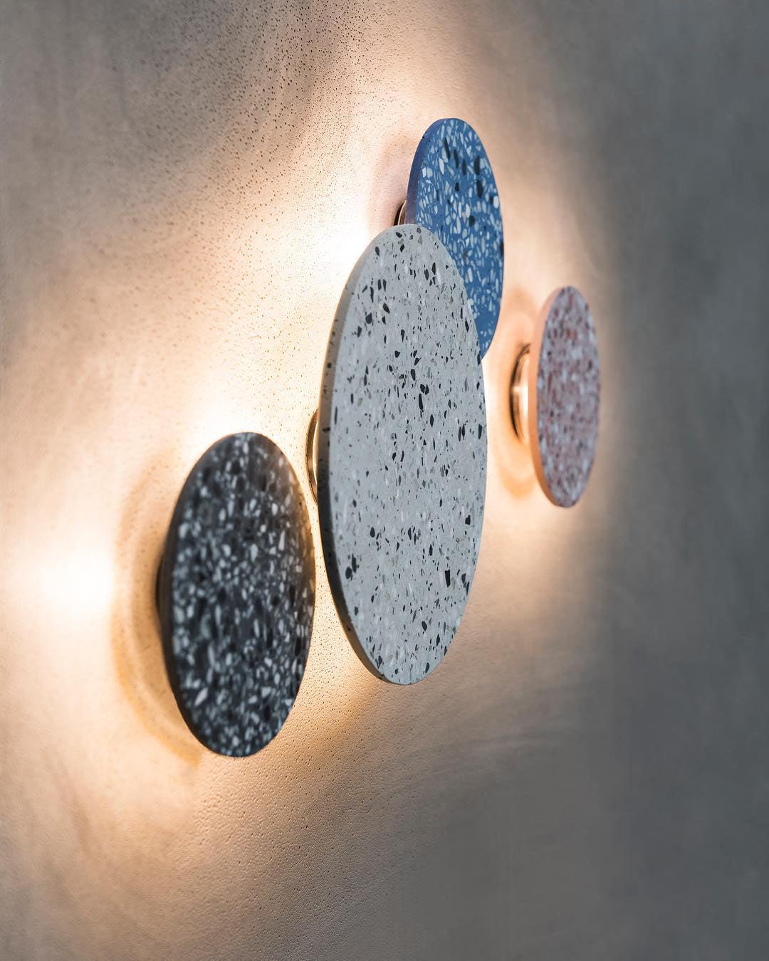 Terrazzo Wall Lamp | Dimmable LED | Available in 5 Colors