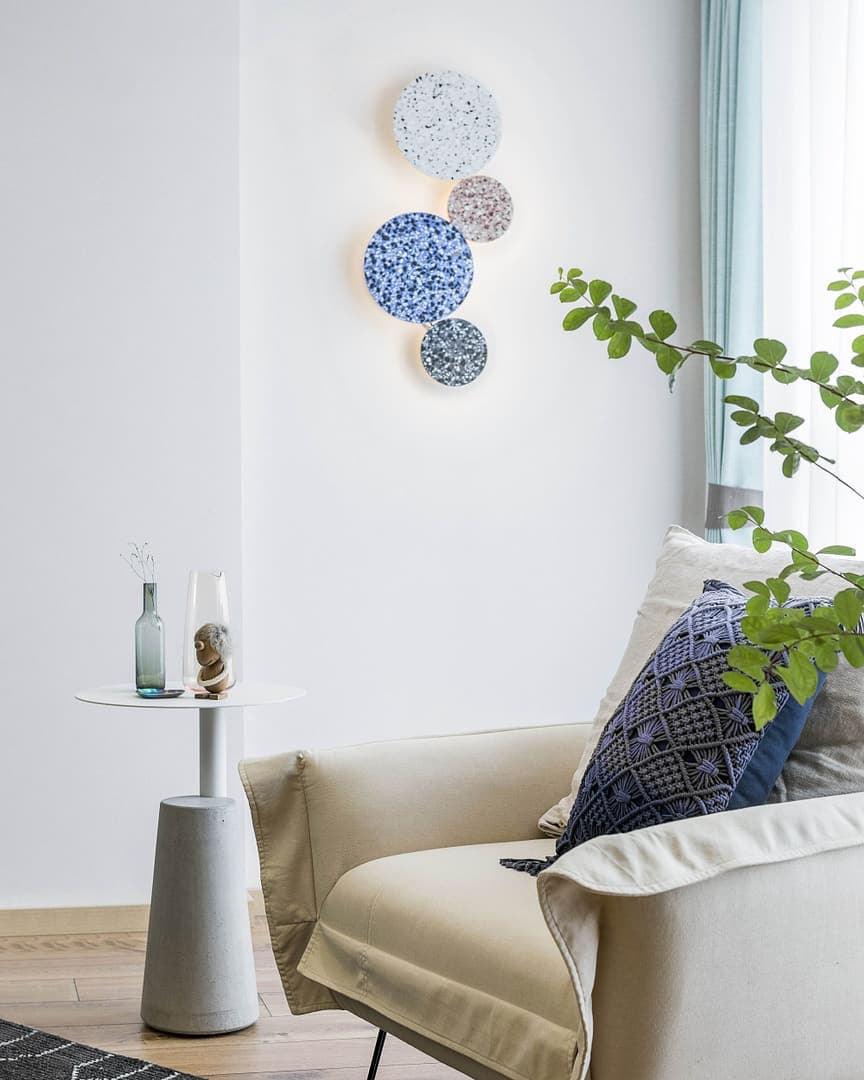 Terrazzo Wall Lamp | Dimmable LED | Available in 5 Colors