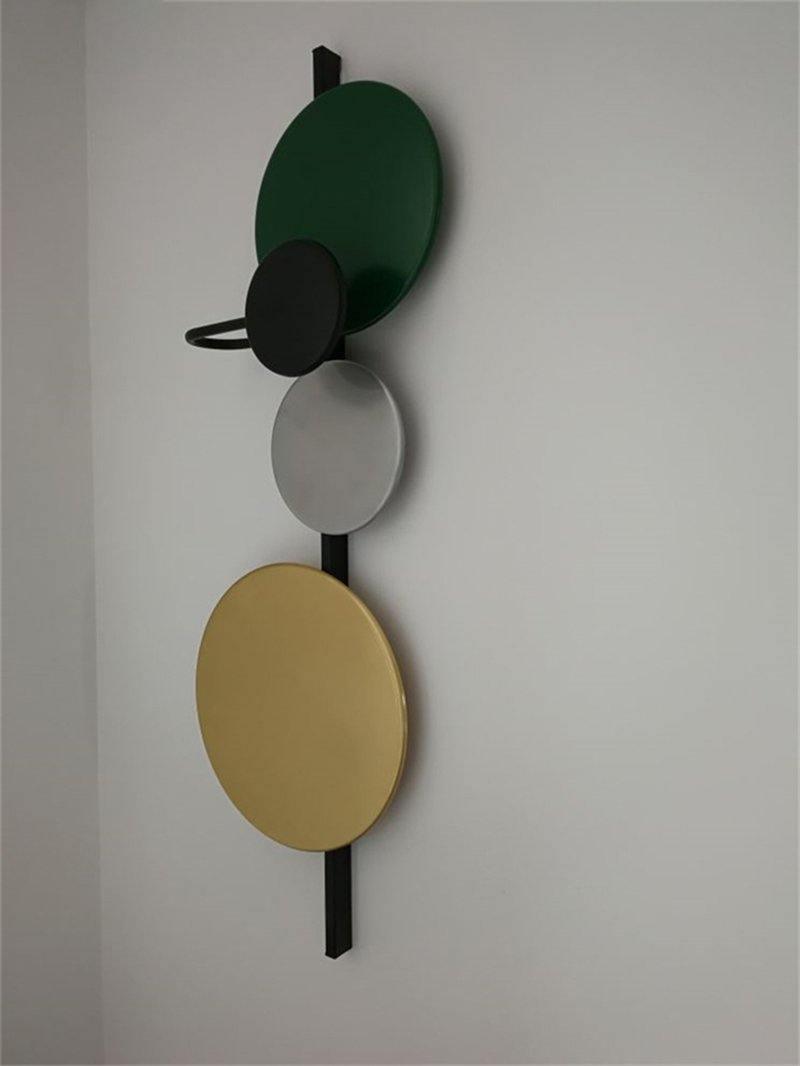 Planet Wall Lamp | Metal LED | Electric Blue & Indian Red