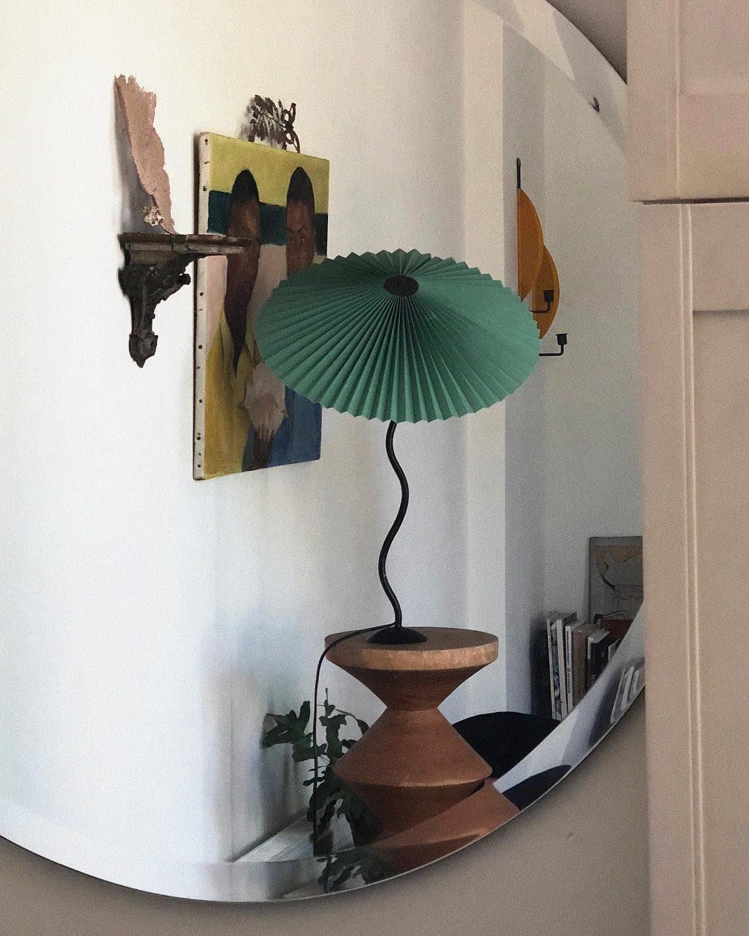 Table Lamp | Handcrafted Iron Base | Beige & White Shade