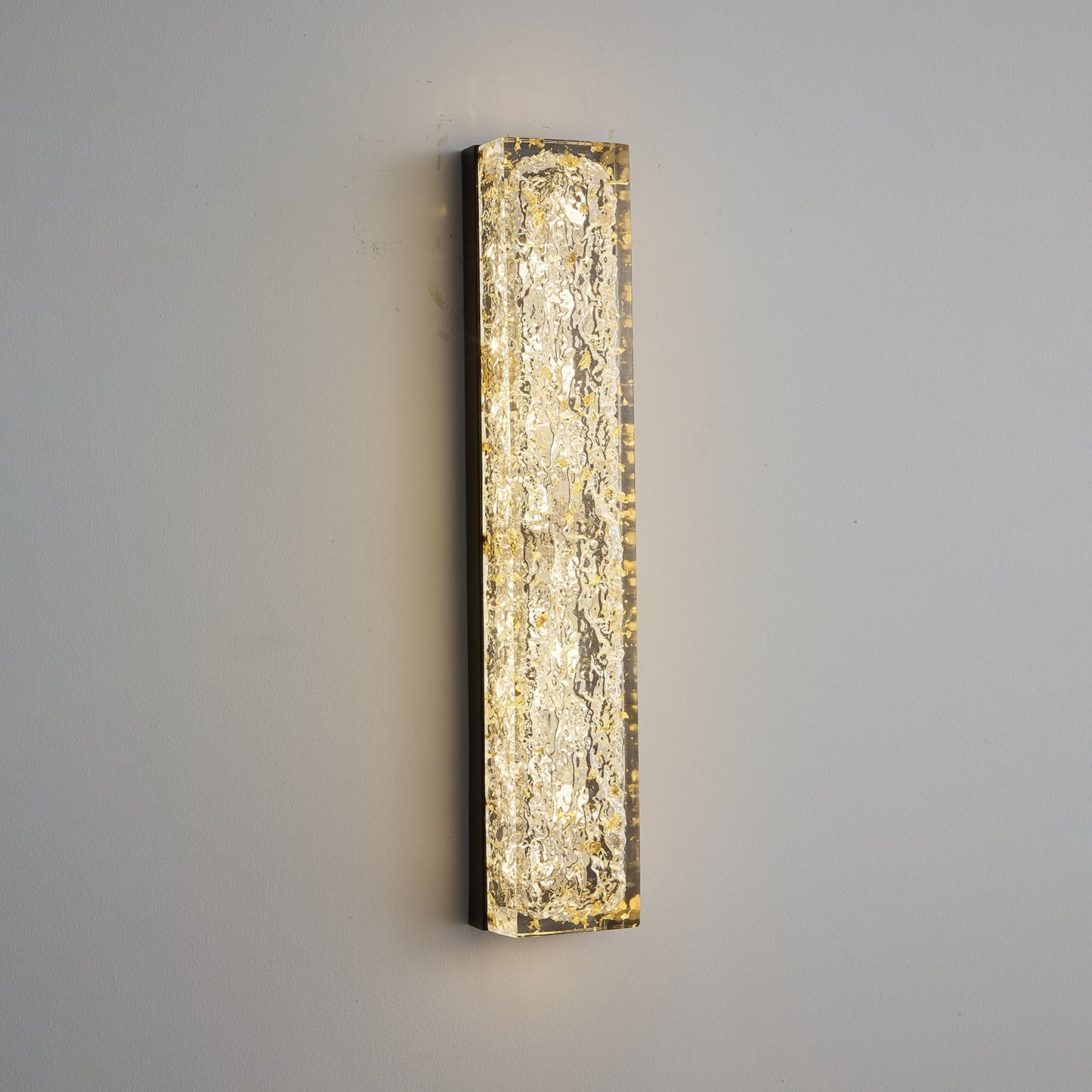 Rectangle Wall Lamp | Brass & Resin | 33cm or 50cm