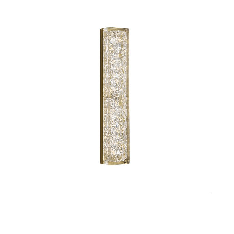 Rectangle Wall Lamp | Brass & Resin | 33cm or 50cm