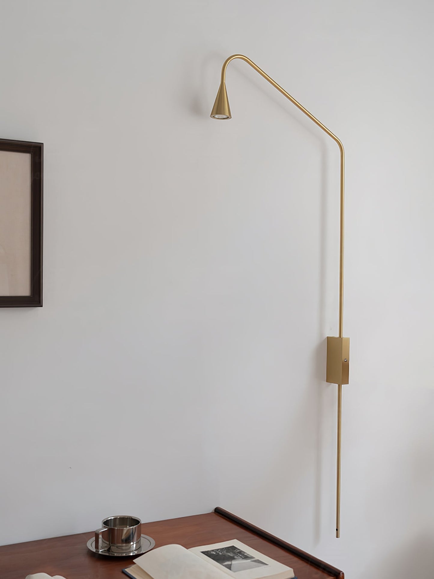 Wall Lamp Set of 2 | Metal | Gold and Black